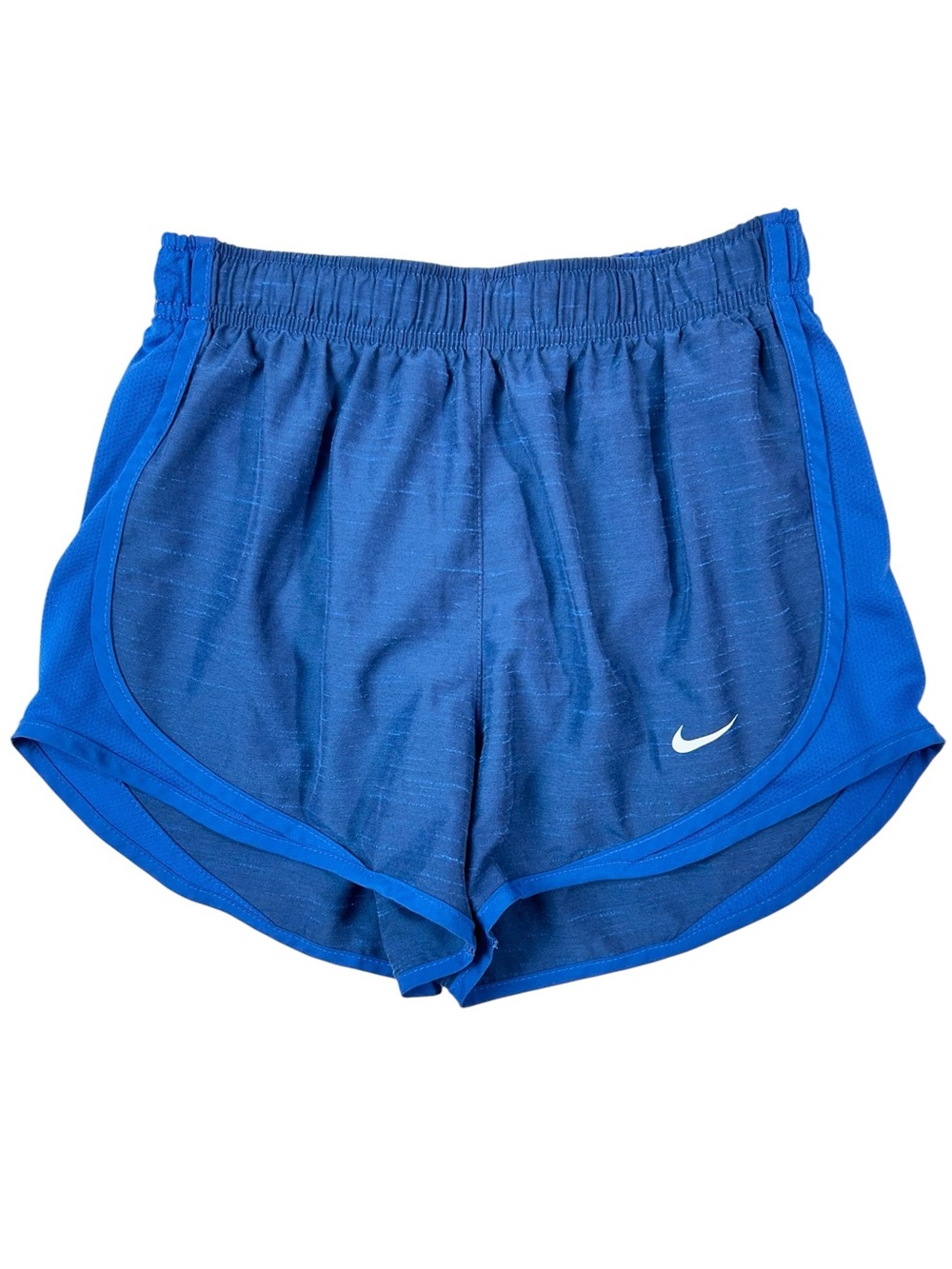 Nike 831558-499 Women DriFit Tempo Running Shorts Lined Blue Heather Size XS